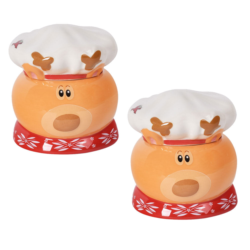 Temp-tations Woodland Set of (3) 10-oz Lidded Ramekins 