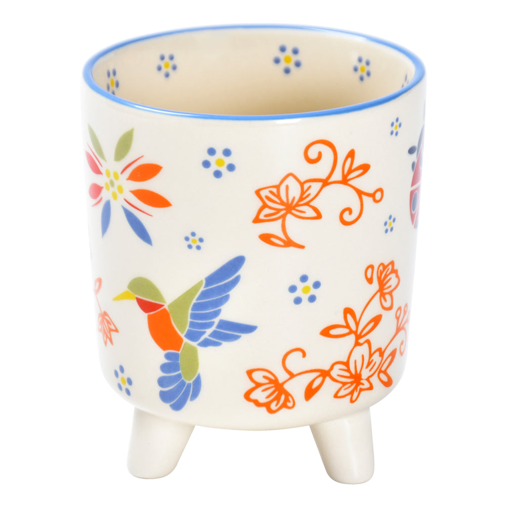 16oz Ceramic Flower Pot-Garden