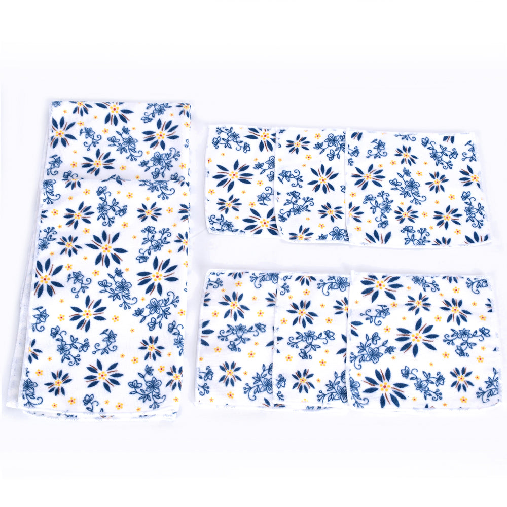 temp-tations Set of 8 Essentials Microfiber Towels - blue