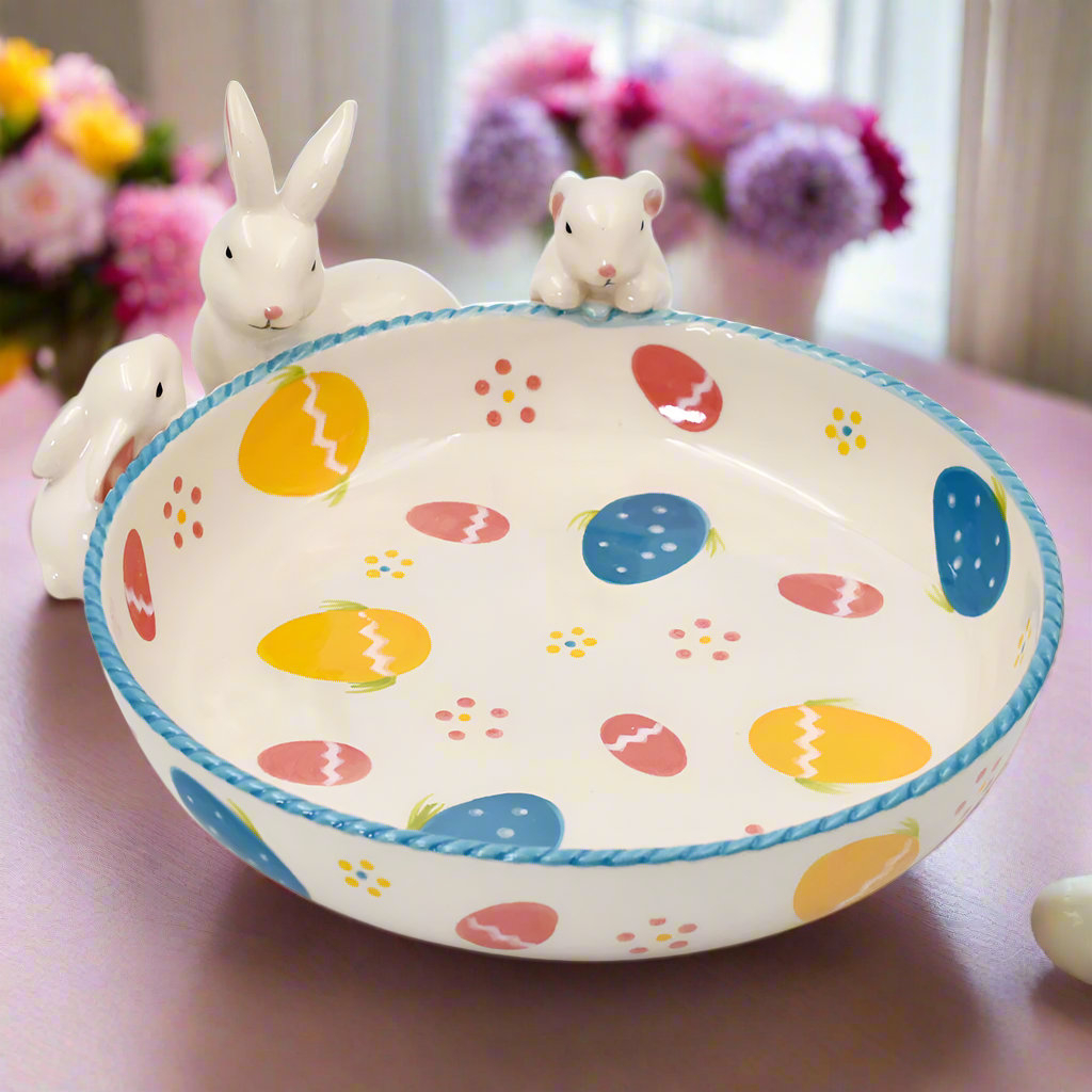 Egghunt 2 qt. Bunny Bowl