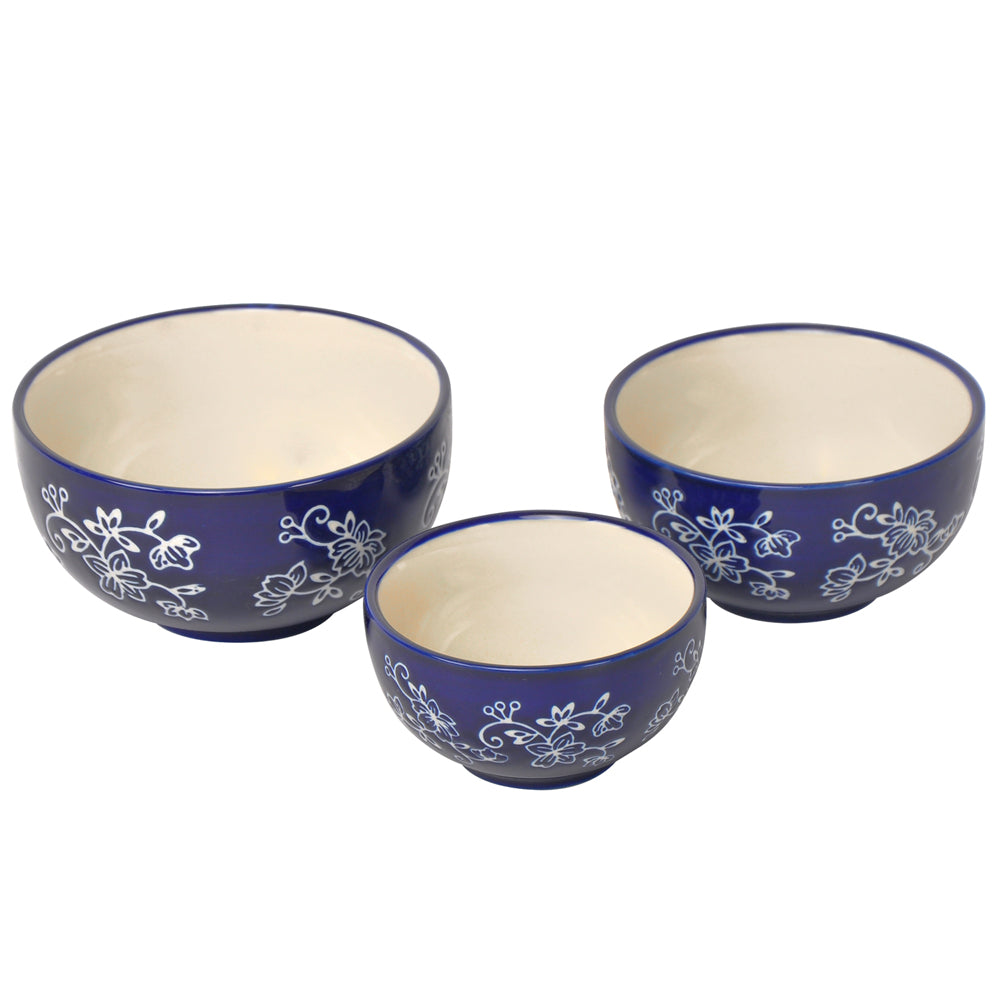 Buy blue Nesting Prep Bowls, Set of 3
