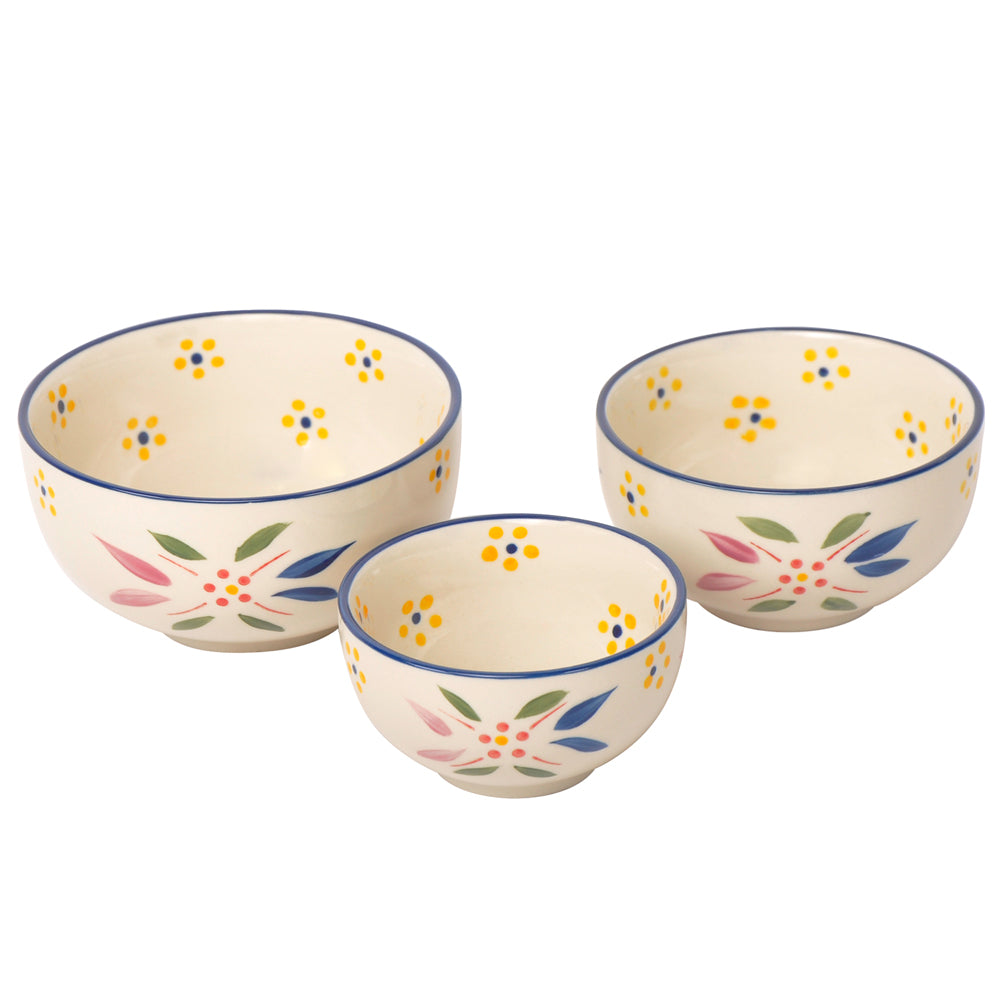 Temp-tations old world floral nesting measuring bowls with spout 5 set 2024