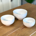 Nesting Prep Bowls, Set of 3-Woodland White