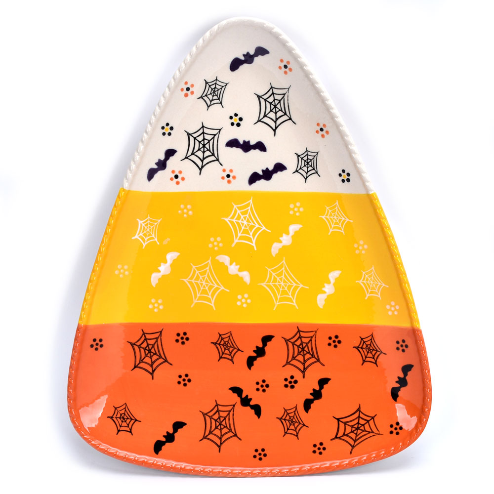 Halloween Boofetti 16" Candy Corn Serving Platter