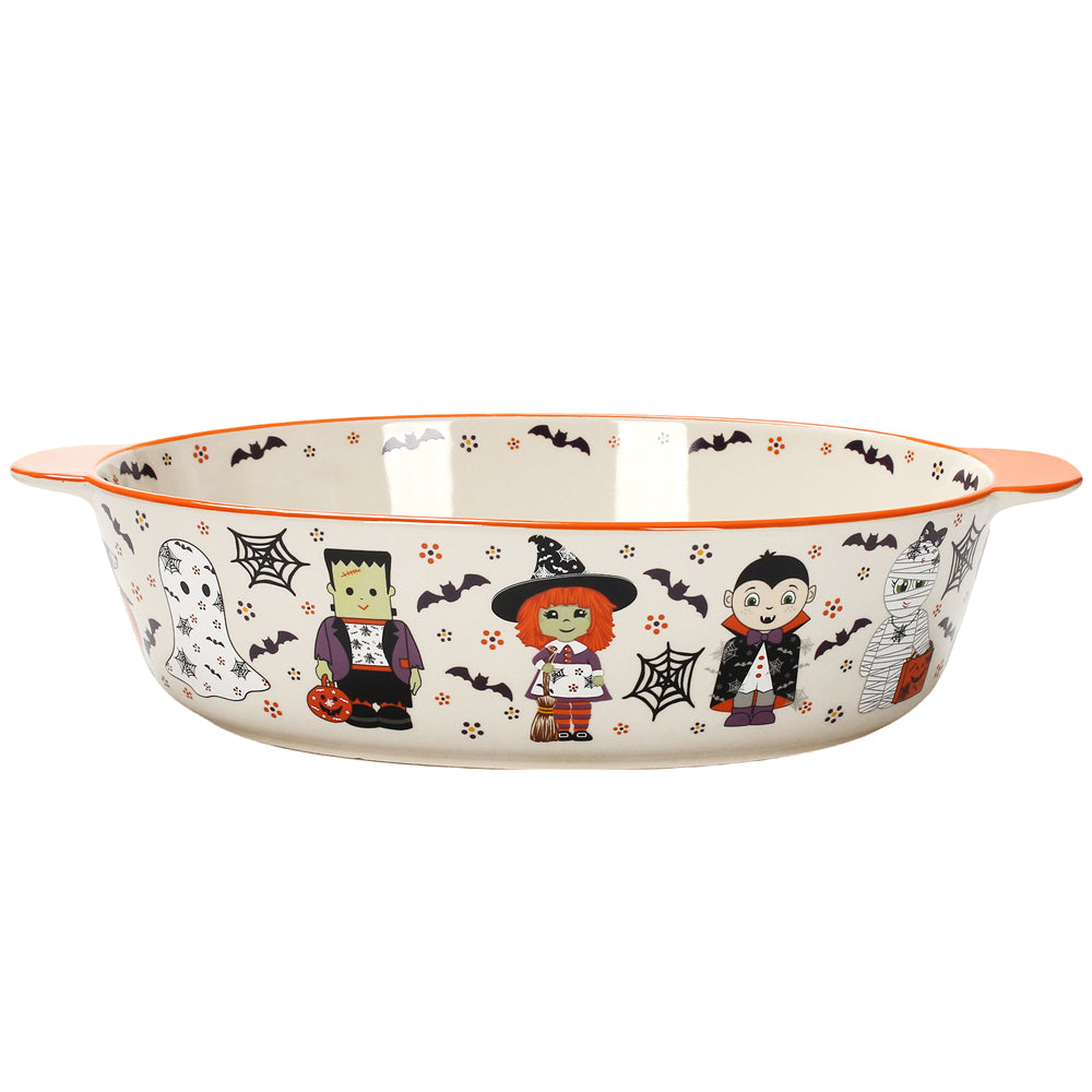 3-quart Oval Baking Dish-Boofetti Friends