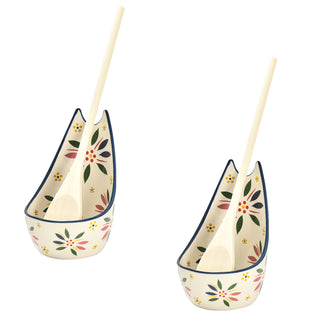 Standing Spoon Rests, Set of 2-Old World Confetti