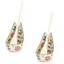 Standing Spoon Rests, Set of 2-Holly Peppermint