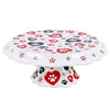 Convertible Cake Stand and Chip & Dip 2-in-1 Set-Pawfetti