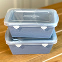 Woodland Mini Loaf Pans, Set of 2-Slate Blue