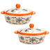 9 oz Baking Dishes with Lids, Set of 2-Halloween Boofetti
