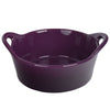 Stoneware Bread Basket-Ombre Purple