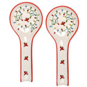Set of 2 Spoon Rests-Winter Whimsy