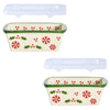 12 oz Mini Loaf Pans, Set of 2-Holly Peppermint