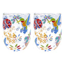 Double Wall Glasses, Set of 2-Garden