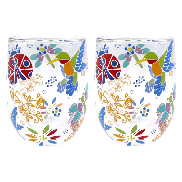 Set of 2 Double Wall Glasses @