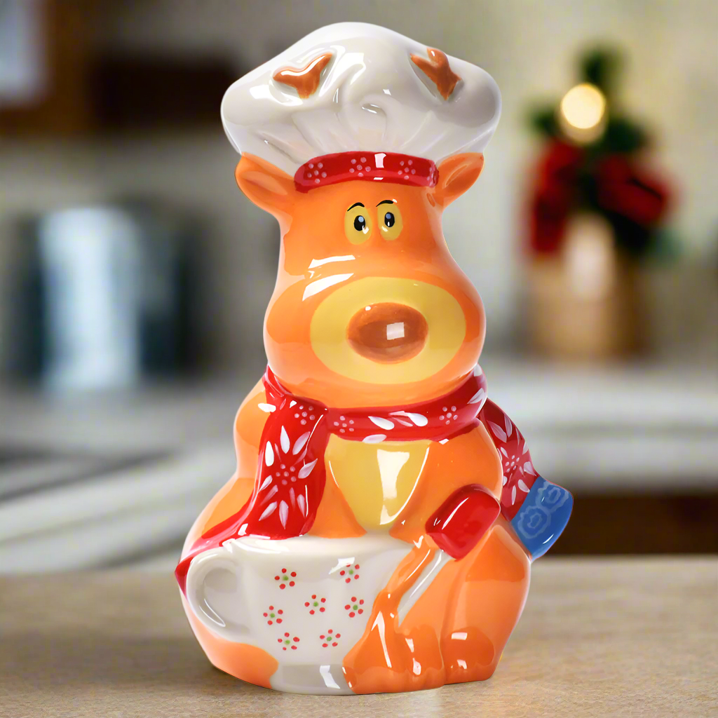 Merry Chefs 8” Ceramic Christmas Figurine