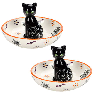 Halloween Boofetti Candy Dishes, Set of 2-Cat