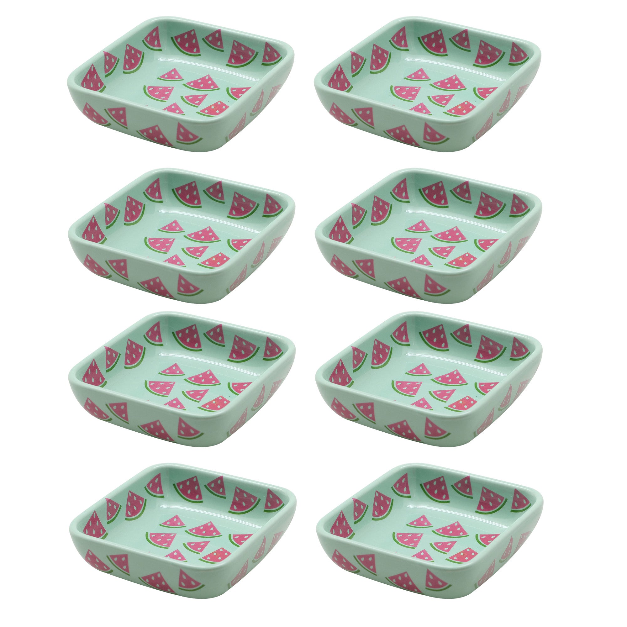 Temp-tations 4 oz Dipping Bowls, Set of 8-Watermelon
