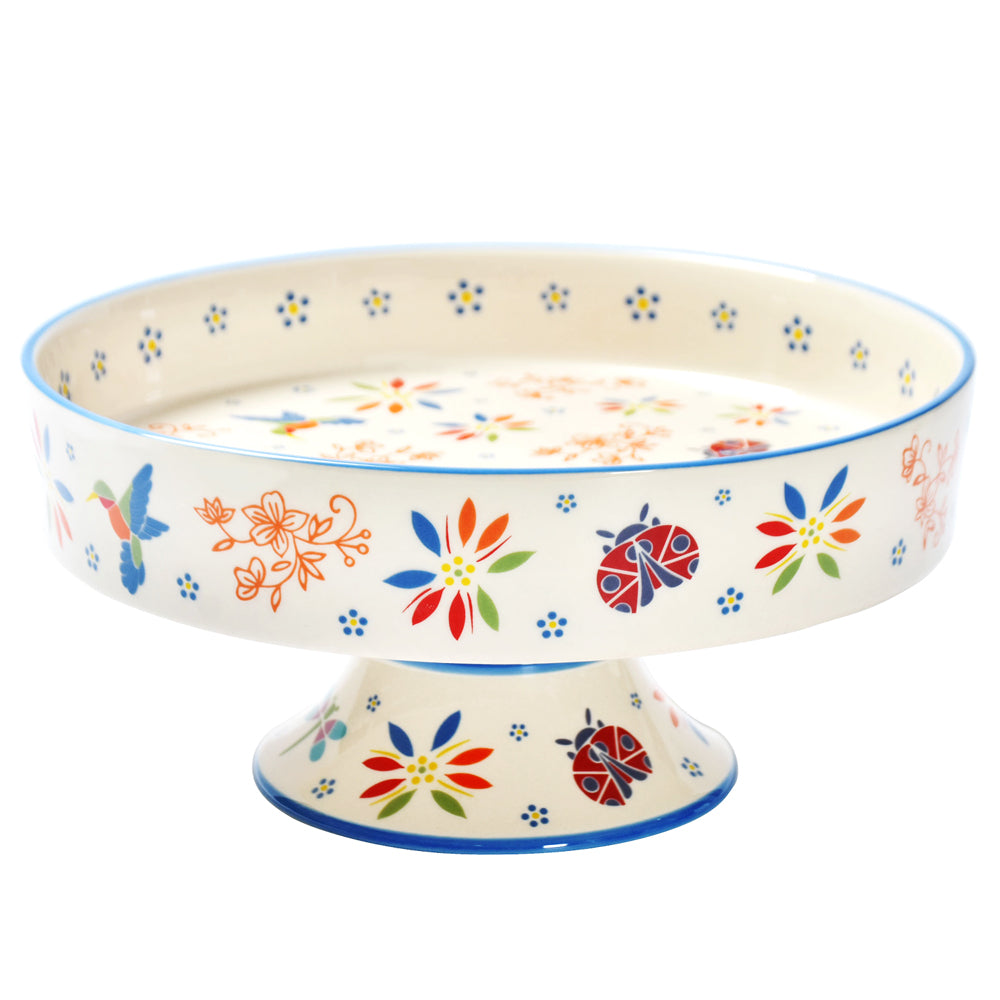 Deep Dish Cake Pedestal Stand Temptations LLC