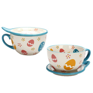 Seasonal Soup Mugs with Lid-Its®, Set of 2-Egghunt