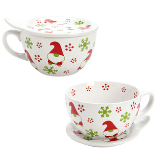 Seasonal Mugs with Lid-Its®, Set of 2-Gnomes