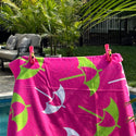 Set of 4 Towel Clips-Flamingo