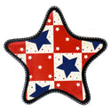 14" Figural Star Stitched Serving Platter