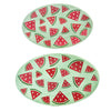 14 & 16 in. Oval Platters-Watermelon