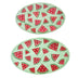 14 & 16 in. Oval Platters-Watermelon
