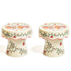 Cupcake Stands, Set of 2-Winter Whimsy