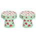 Cupcake Stands, Set of 2-Watermelon