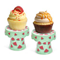 Cupcake Stands, Set of 2-Watermelon