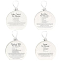 Recipe Ornaments with Gift Boxes, Set of 4-Winter Woodland