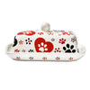 Extra Wide Butter Dish-Pawfetti