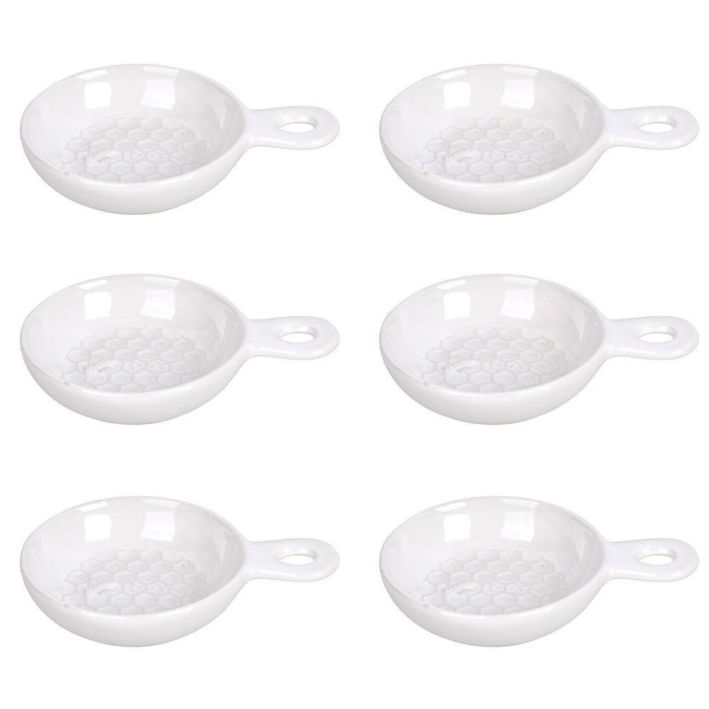 Temp-tations Bee-lieve Skillet-shaped Dipping Bowls, Set of 6