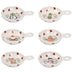 Skillet-shaped Dipping Bowls, Set of 6-Winter Whimsy Lights