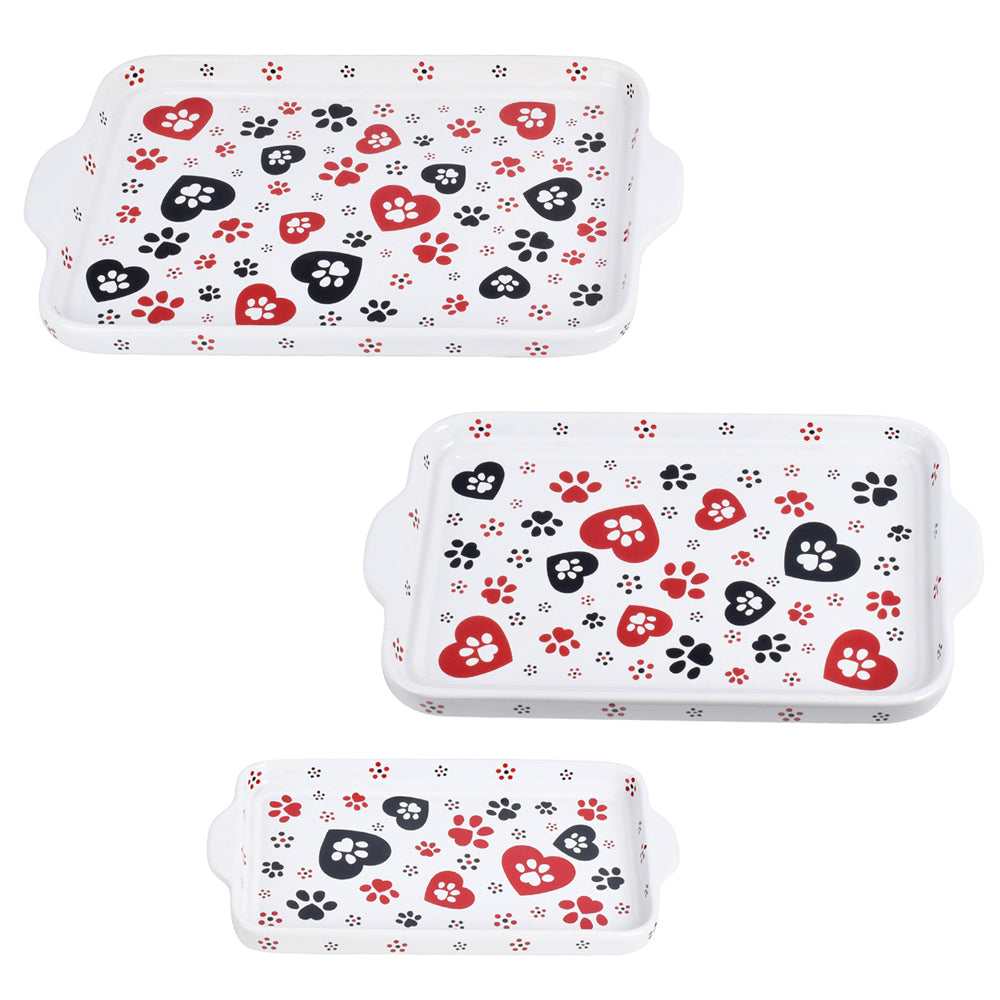 Nesting Serving Trays, Set of 3-Pawfetti