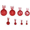 Measuring Cups & Spoons Set-Doodle Doo-Red