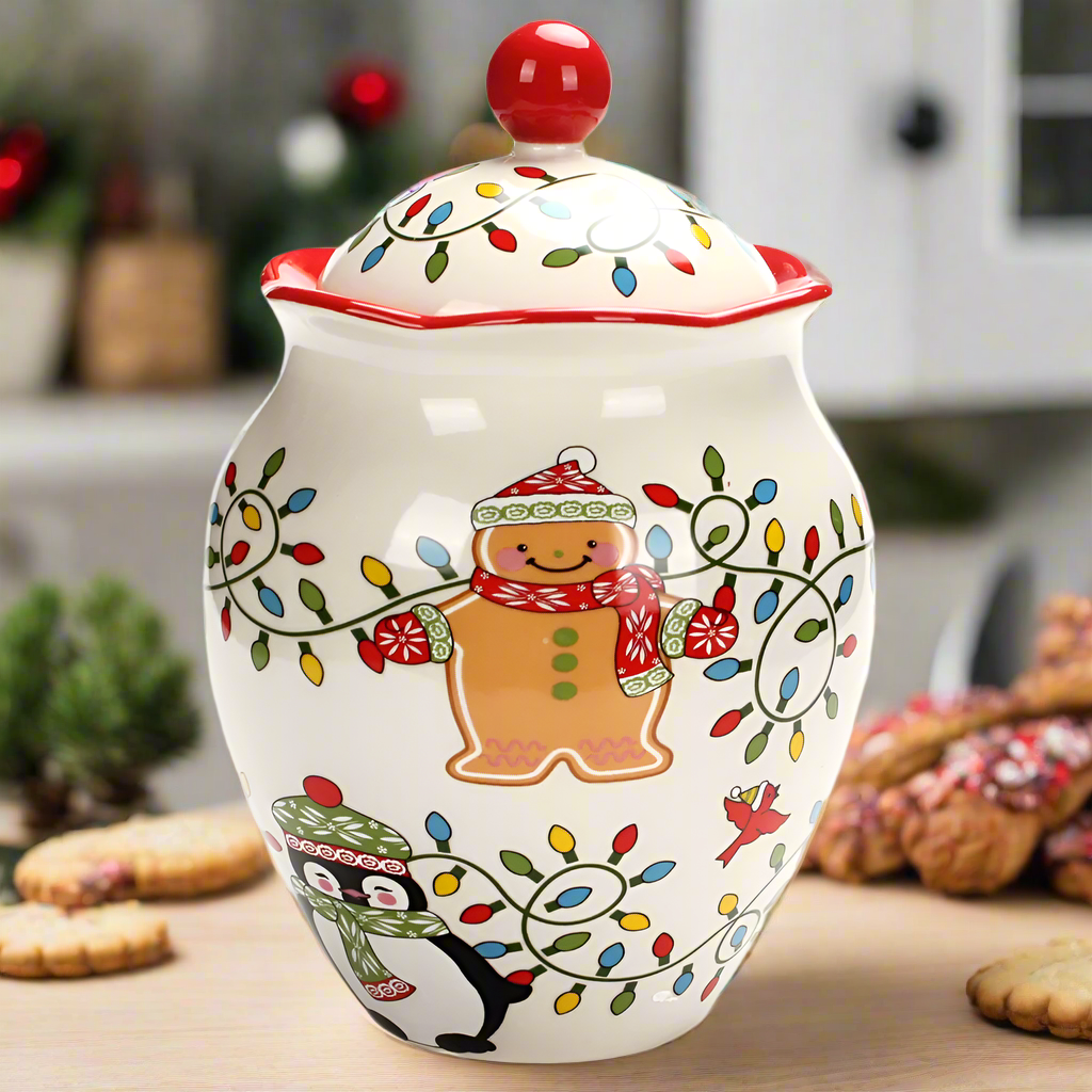 Winter Whimsy 2.5 qt Cookie Jar