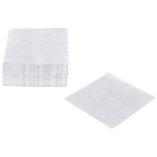 100 Paper Napkins-Woodland White