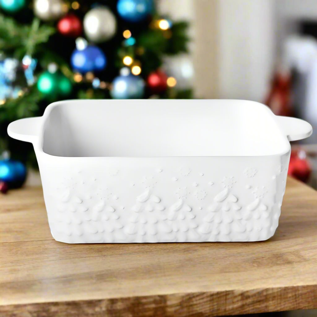 Temp-tations Frosty Forest 8x8 Baking dish