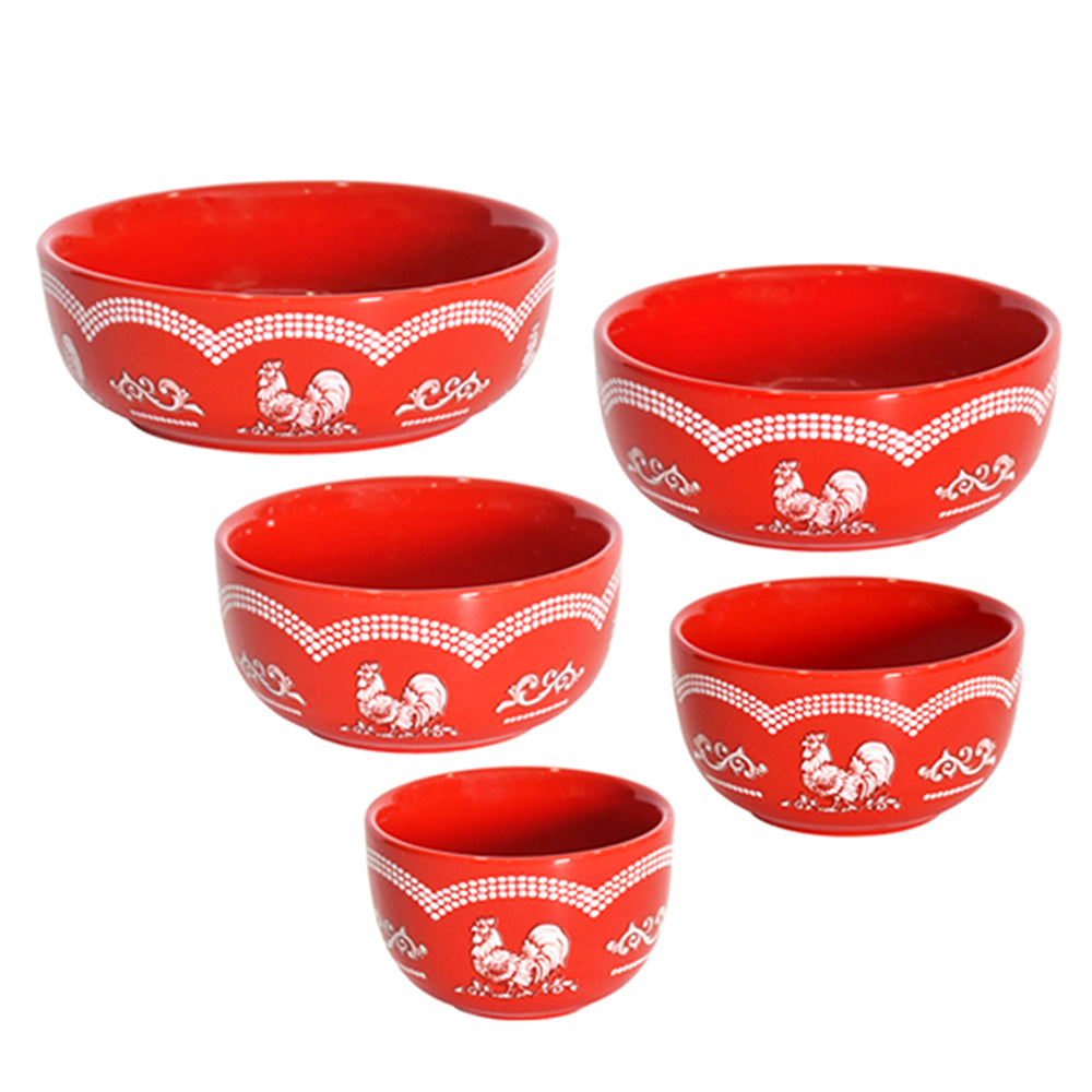 Nesting Dip and Prep Bowls, Set of 5 Temptations LLC