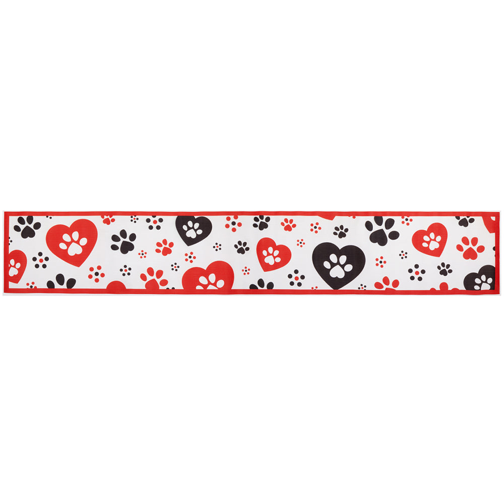 Washable Table Runner, 72"-Pawfetti