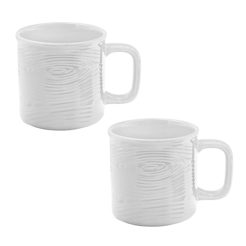 16 oz Everyday Mugs, Set of 2-Woodland-White