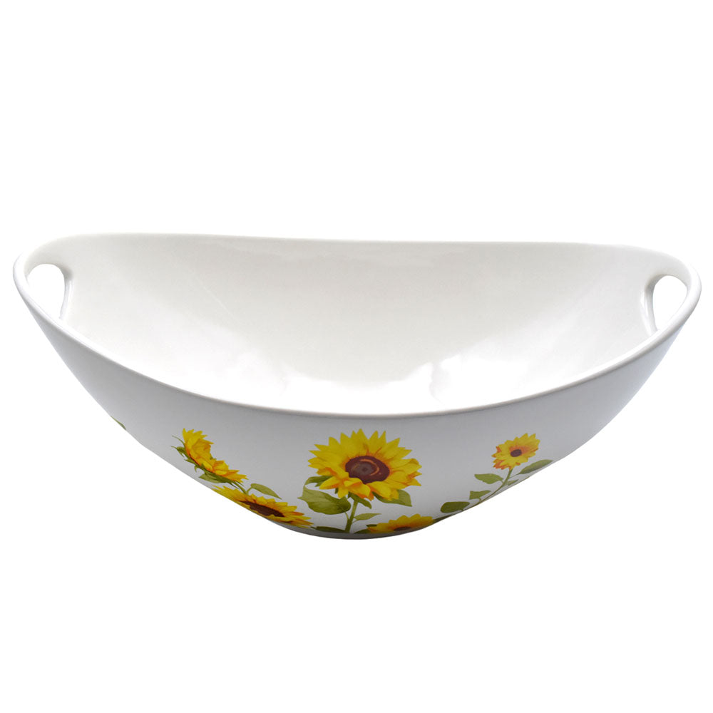 3-quart Serving Bowl-Sunflower