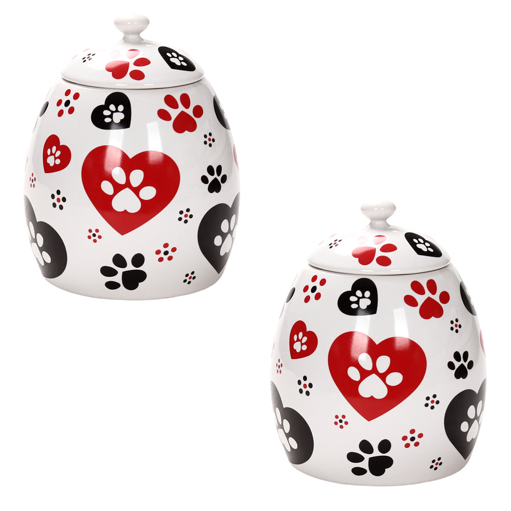 18oz Treat Jars, Set of 2-Pawfetti