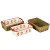 temp-tations Loaf Pans in Baskets-Old World Red