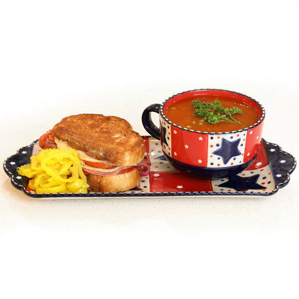 Star Stitched Soup & Sandwich Set