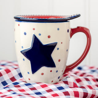 Star Stitched Mug