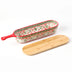 Bread Server with Wood Cutting Board-Holiday